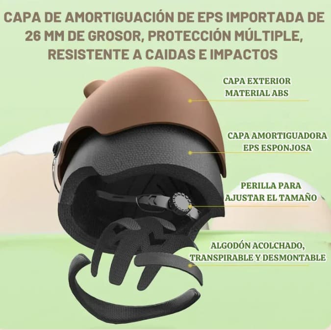Cascos para Bebés - Protección Inteligente con Estilo